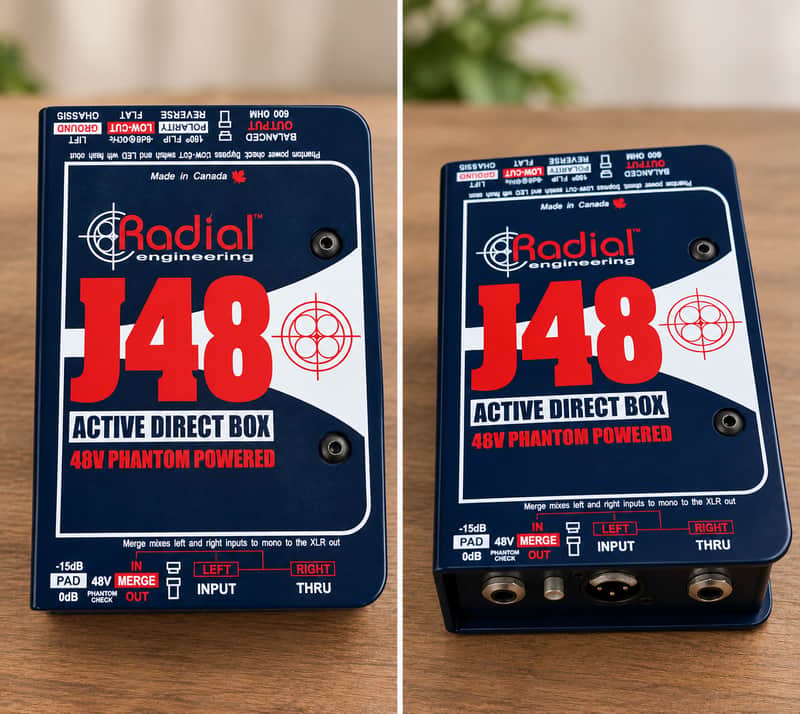 Radial J48 Active Direct Box - Blue Bild 1