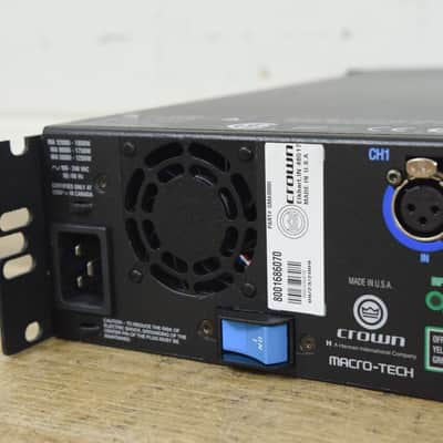 Crown Macro-Tech 5000i 2-Channel Power Amplifier (church owned