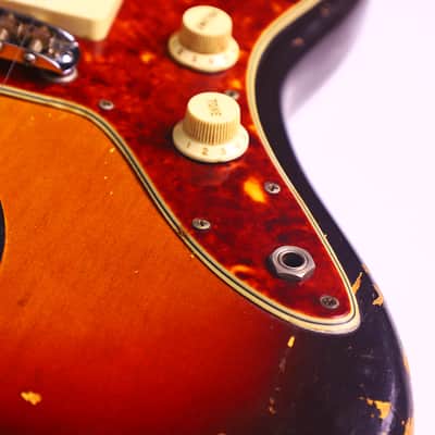 Fender Jazzmaster 1962 Sunburst - cool and completely original vintage guitar - check video! image 17