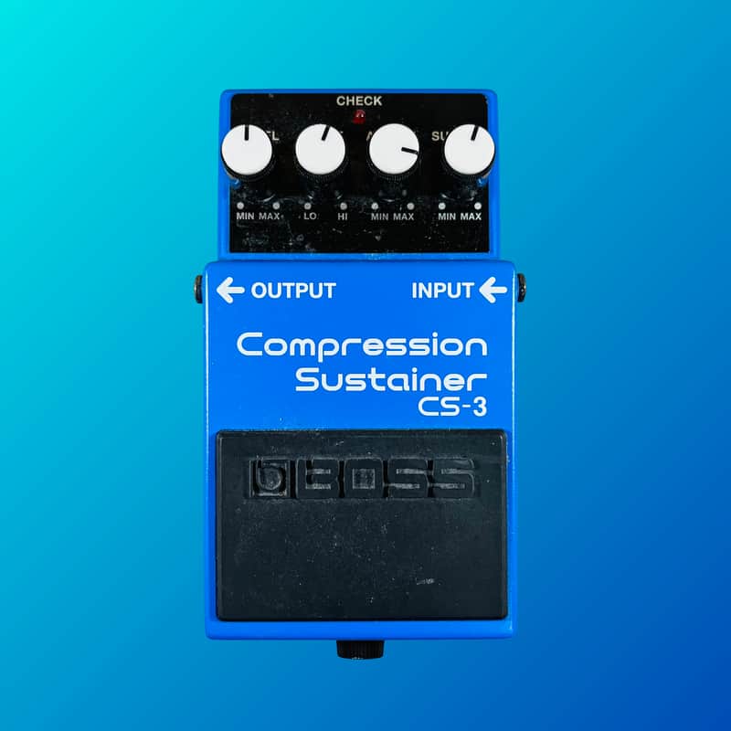 Boss CS-3 Compression Sustainer (Silver Label) 1997 - Present Blue