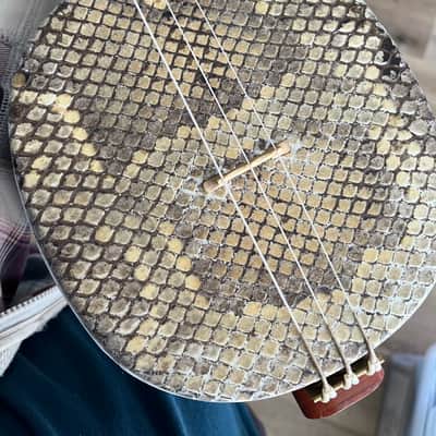 Mongolian Shanz/Shadruga (like Sanxian/Shamisen) – Fretless Folk Banjo image 24