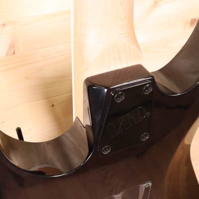 ESP LTD M-200FM - Roasted Jatoba Fingerboard, See Thru Black image 10