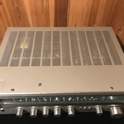1979 JVC R-S7 vintage silver face late 1970's AM/FM stereo receiver 50w with turntable & aux input image 2