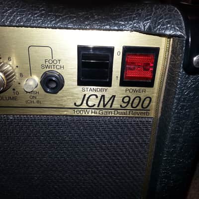 Marshall JCM 900 Model 4101 100-Watt Hi Gain Dual Reverb 1x12 Combo 1990s - Black image 4