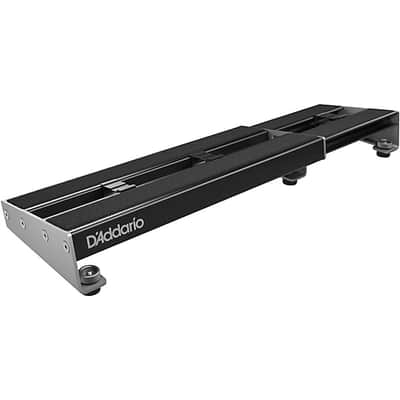 D'Addario PW-XPNDPB-01 XPND Pedalboard Telescopically Expanding 2-Rail System Small 2024 - BLACK image 1