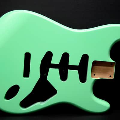 Brio Strat SSS Style Body 2pc Alder Surf Green - Nitro Satin image 1