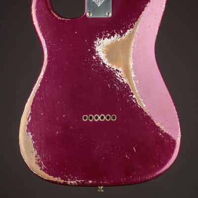 Fender Masterbuilt Andy Hicks 1960 Stratocaster Ruby Star Red Metallic Heavy Relic (USED, 2025) image 8
