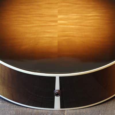 LEFTY! 2008 Gibson CJ-165 Left-Handed Acoustic/ Electric Mini Jumbo Guitar Vintage Sunburst + OHSC & Papers image 16