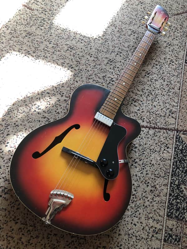 ‘81 Orfeus Gypson vintage Jazz hollowbody guitar image 1