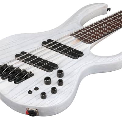 Ibanez BTB Bass Workshop 5 String Electric Bass w/Case Multi scale - Transparent White Flat (BTB865MSTWF) image 10