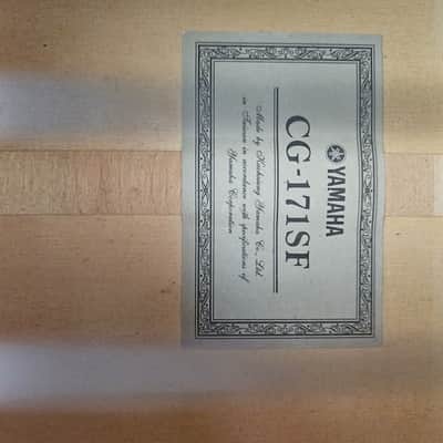 Yamaha CG171SF - Cypress and Ebony Flamenco Guitar With Hardshell Case image 7