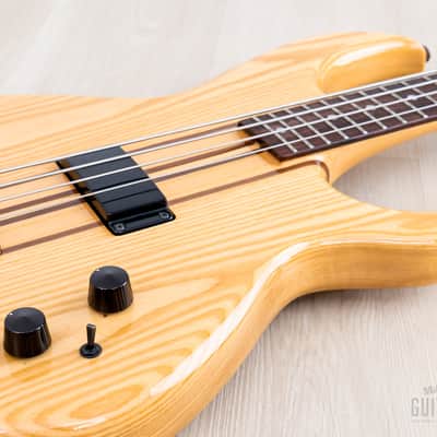 1981 Aria Pro II SB-700 Vintage Neck Through Bass Natural, Japan Matsumoku image 6