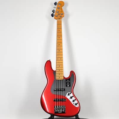 Fender American Ultra II Jazz Bass V w/ Maple Fingerboard- Sinister Red 2026 (US26002589) image 2