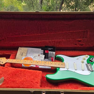 Fender Eric Clapton Artist Series Stratocaster with Lace Sensor Pickups 1989 7up Green image 1