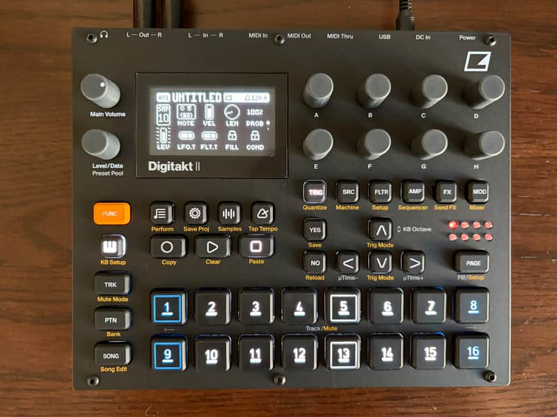 Elektron Digitakt II 2024 - Present - Black image 1