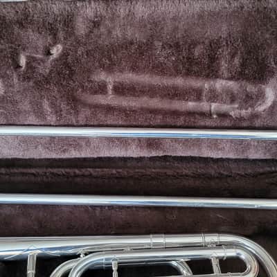 Silver plated - Vincent Bach Stradivarius Model 36 Trombone with f-attachment image 7