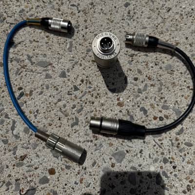 Nagra Kudelski SA QPLE X3 Y0 50Ω Ohm Inline Mic Preamplifier mic preamp for dynamic / ribbon mics T-power Phantom vintage Swiss with XLR Adapter Cables image 4