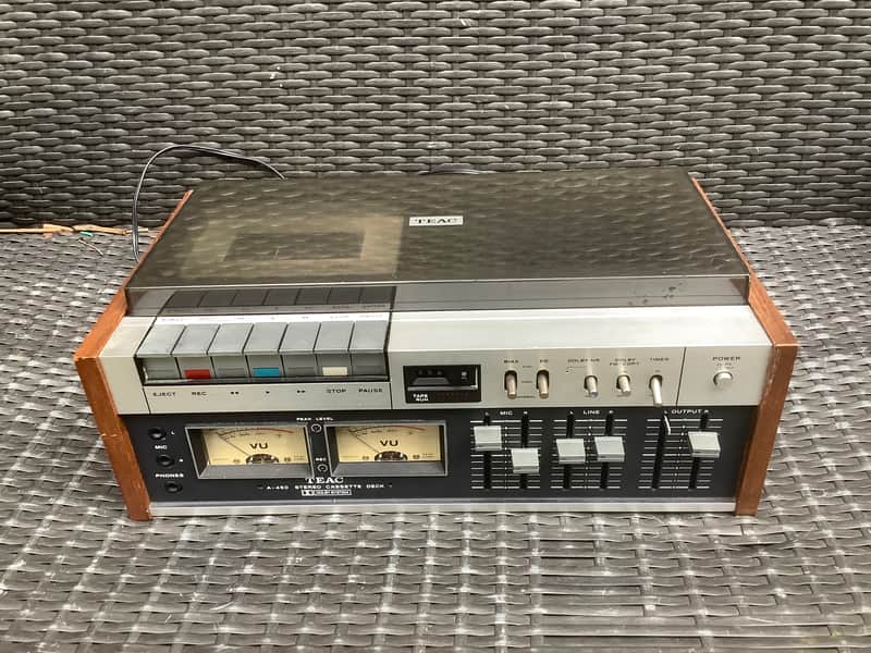 TEAC A-450 Stereo Cassette Deck 70’s vintage image 1