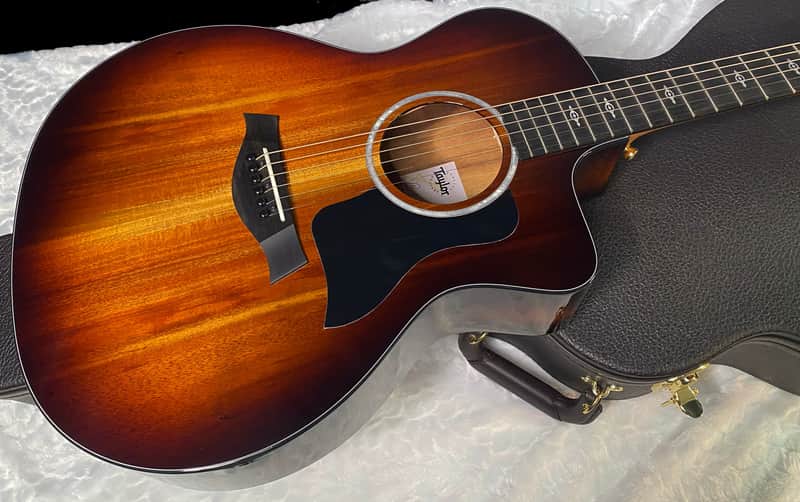 NEW! Taylor 224ce-K DLX Grand Auditorium Acoustic-Electric Guitar - Tobacco - 4.9lbs - Authorized Dealer - G06266 image 1