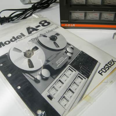 Fostex A8-LR 8 Track 1/4 Inch Tape Machine; 15 IPS w/ Snake, NOS 457 Reels & Anvil Case 1980's image 11