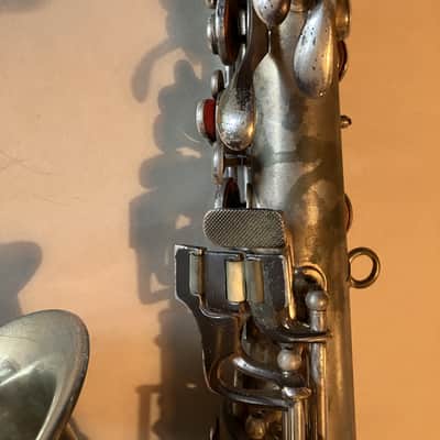 1924 C.G. Conn New Wonder II Chu Berry alto saxophone - recent repad - serial 171*** silver image 21