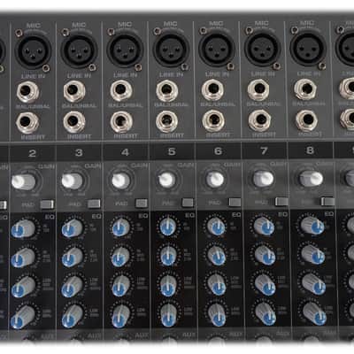 Rockville RPM1870 18 Channel 6000w Powered Mixer w/USB, Effects+Foldable Stand image 3