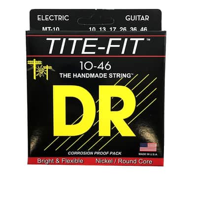 DR Guitar Strings Electric Tite-Fit 10-46 Medium Handmade USA