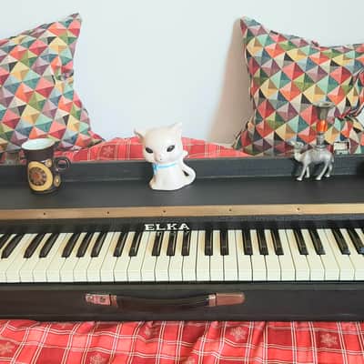 Elka "Piano 88" vintage transistor organ synth Italy image 3