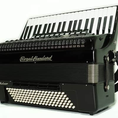 Royal Standard Meteor Full Size Accordion made in Germany, 120 Bass Concert Piano Akkordeon for Adults, New Straps and Soft Bag for Gift, 2626 image 5