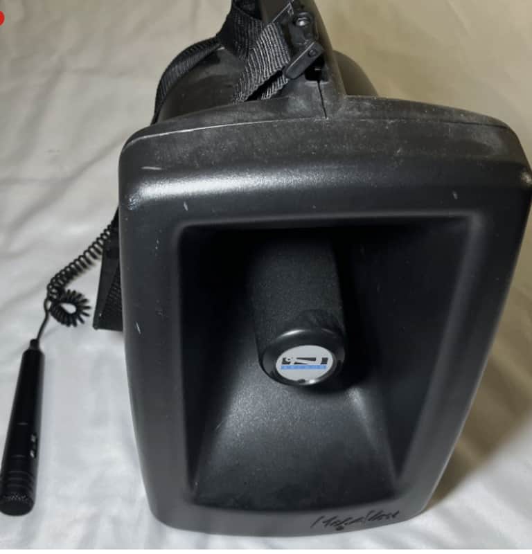 ANCHOR Megavox Pro PA System with Microphone Untested No Power Adapter MEGA-7500U1 image 1