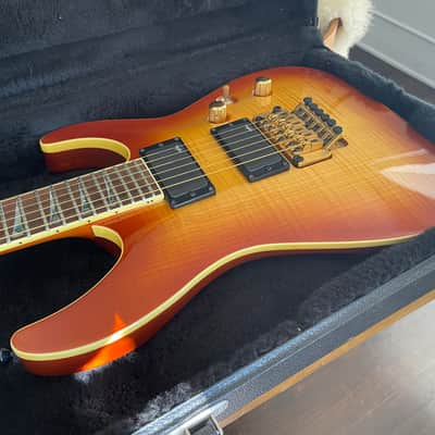 Jackson Archtop Soloist LTD 1991 Cherry Red Sunburst image 8
