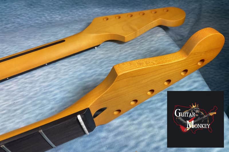 Guitar Monkey Right Handed Reverse Headstock Stratocaster Replacement 2025 - Vintage Satin Nitro image 1