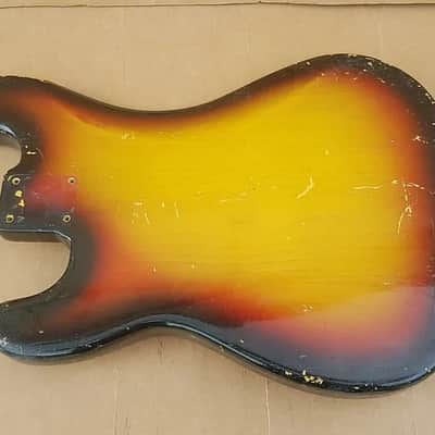 1966 FENDER PRECISION BASS BODY USA image 7