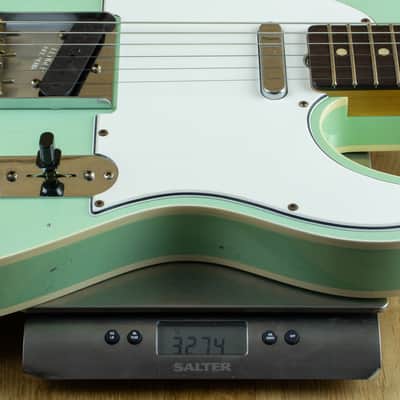 Fender Custom Shop 60 Tele Custom Journeyman Relic Super Faded Aged Surf Green R141289 image 5