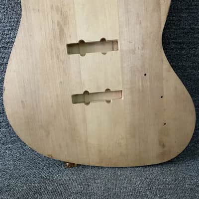 Unfinished Jazz Bass Style Body with Active Routing, Right Hand image 3
