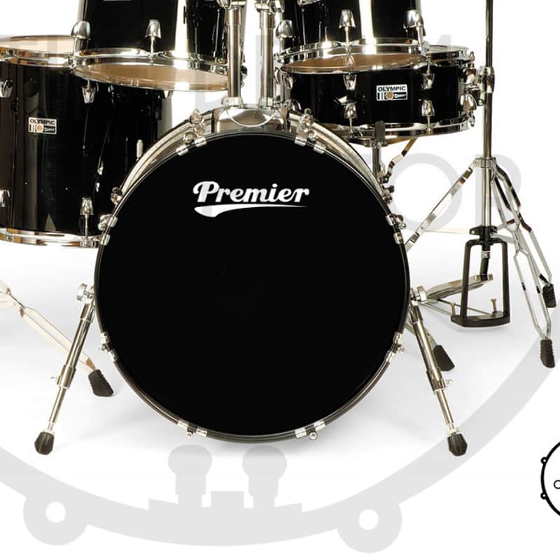Premier Bass Drum Logo Transfer Decal image 1