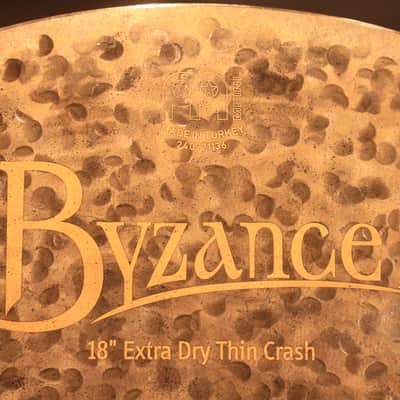 Meinl Byzance Extra Dry Thin Crash 18'' Cymbal - Demo! image 5