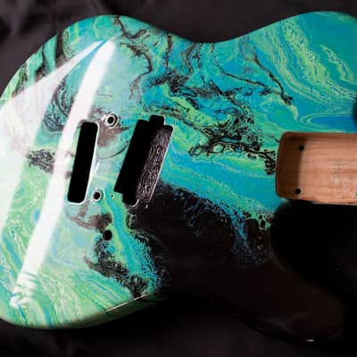 Custom Telecaster Style body with Kramer / Charvel Floyd Rose style routing image 1
