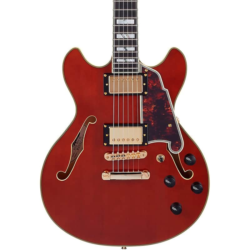 D'Angelico Excel Mini DC Semi-Hollow Electric Guitar Regular Viola image 1