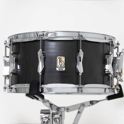 British Drum Co. TAL-14-65-SN Nicko McBrain Signature Series Talisman Steel Snare 6.5" x 14" (TAL-14-65-SN-U) image 4