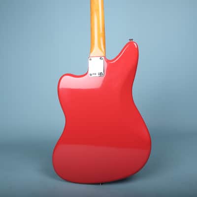 2014 Classic 60s Jaguar Fiesta Red Rosewood Electric Guitar image 5