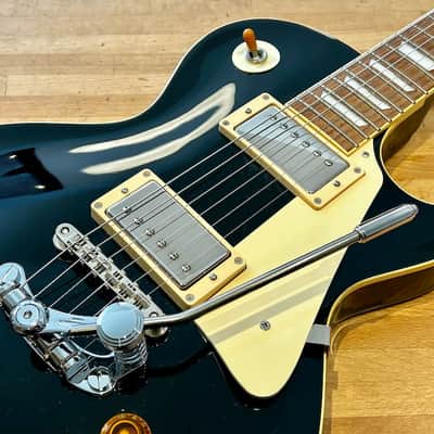 Tokai LS129 BB 2018 - Basic Black + Duesenberg LP Trem image 2