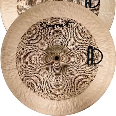 Agean Cymbals Samet Set 5pc - 20" Ride - 18" Crash - 16" Crash - 14"Hi-hat - 10" Splash /  B.20 Bronze, Handmade in Turkey /  High Quality Set of Cymbals at Discounted Price image 4