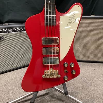1991 Gibson Custom Shop Thunderbird Bass Fire Engine Red image 1
