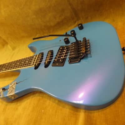 1986 Kramer USA Stagemaster Deluxe Rare Flip Flop Blue Graphic Duncans,Floyd,Exc Free US Shipping! image 15