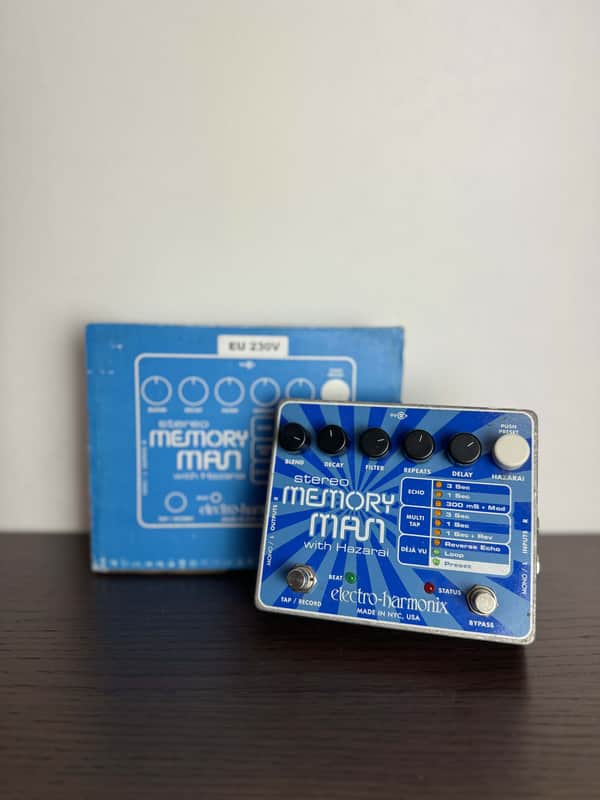 Electro-Harmonix Stereo Memory Man With Hazarai Digital Delay / Looper 2007 - Present - Blue image 1