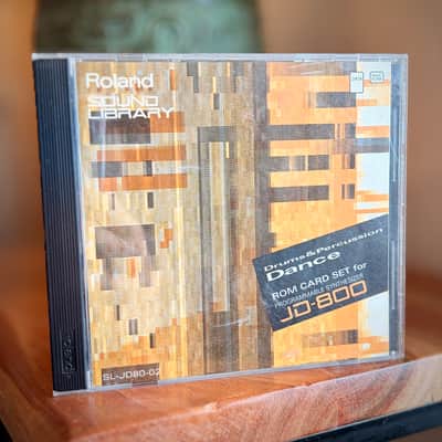 Roland JD-800 Dance ROM Card Set SL-JD80-02 1990’s