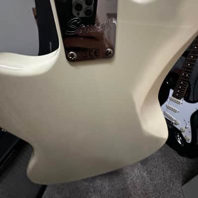 2020 Squier J Mascis Jazzmaster - Vintage White image 5