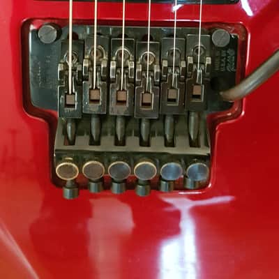 Partscaster Ibanez/kramer 1980's Red image 4
