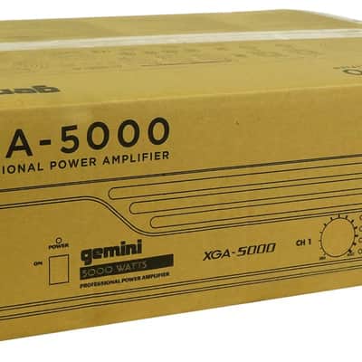 Gemini XGA-5000 5000-Watt Power Amplifier - Black image 8